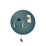 magneetbord rond beschrijfbaar denim