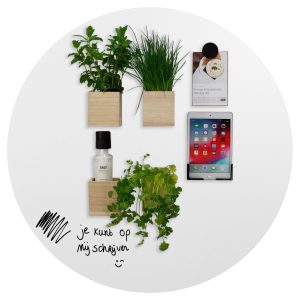 magneetbord rond beschrijfbaar wit