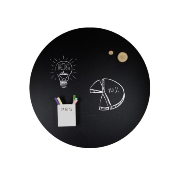 magneetbord beschrijfbaar rond zwart