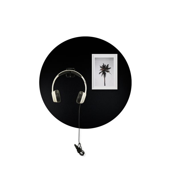 magneetbord rond beschrijfbaar zwart