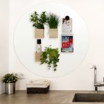 Magnetisch whiteboard wit rond
