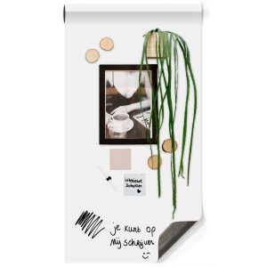 Magnetisch whiteboardbehang – basic 50×100 wit