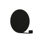 Magnetische haak rond zwart large