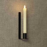 Magnetische houder vaas_kaars zwart