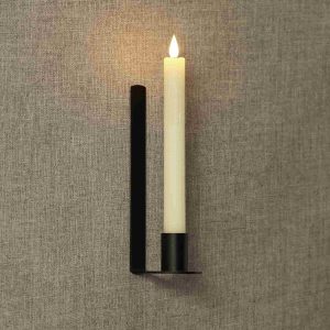 Magnetische houder vaas_kaars zwart