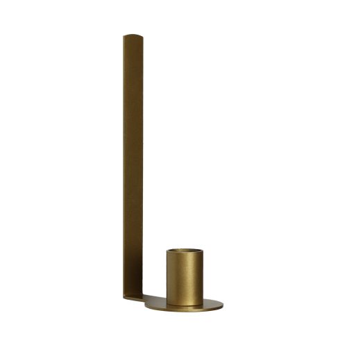 Magnetische kaars en vaashouder goud