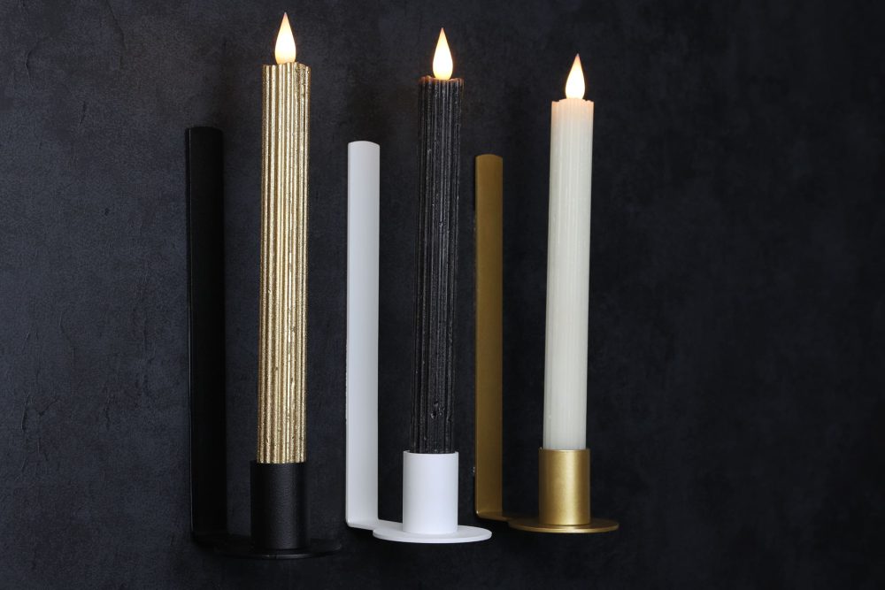 Magnetische kaars vaas houder met kaarsen mix