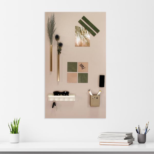 mockup magneetbord beschrijfbaar heartwood