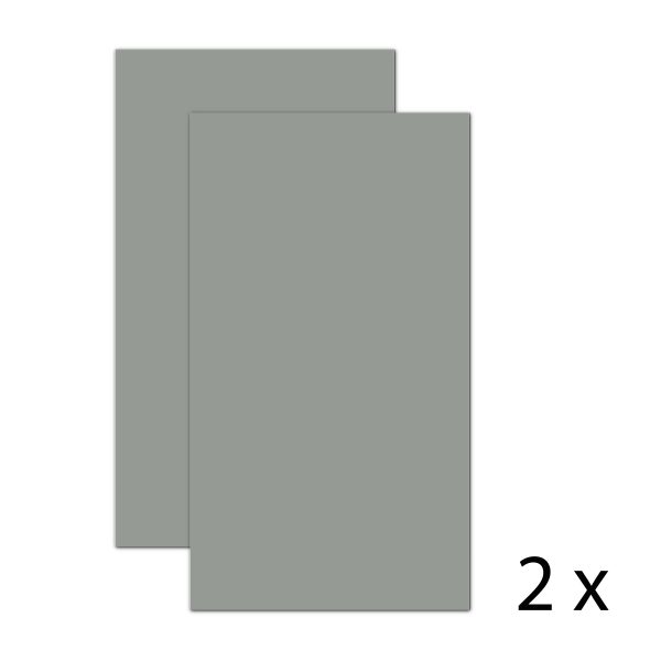 Magnetische krijtwand - 2 bordpanelen pakket groengrijs