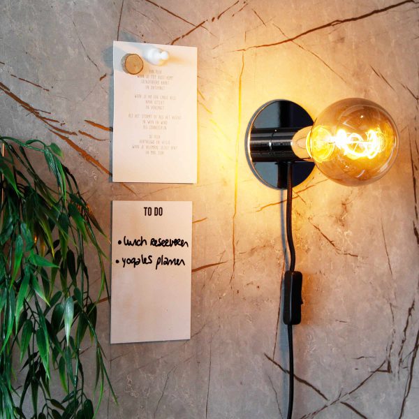 Magnetische lamphouder chroom