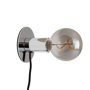 Magnetische lamphouder chroom rookglas 1