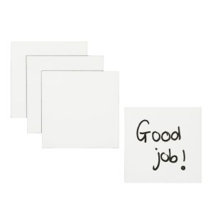 Magnetische post-its 9x9 cm wit