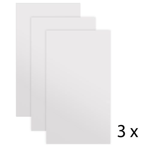 Magnetische whiteboardwand wit Large - 3 bordpanelen pakket