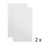 Magnetische whiteboardwand wit Medium- 2 bordpanelen pakket v3