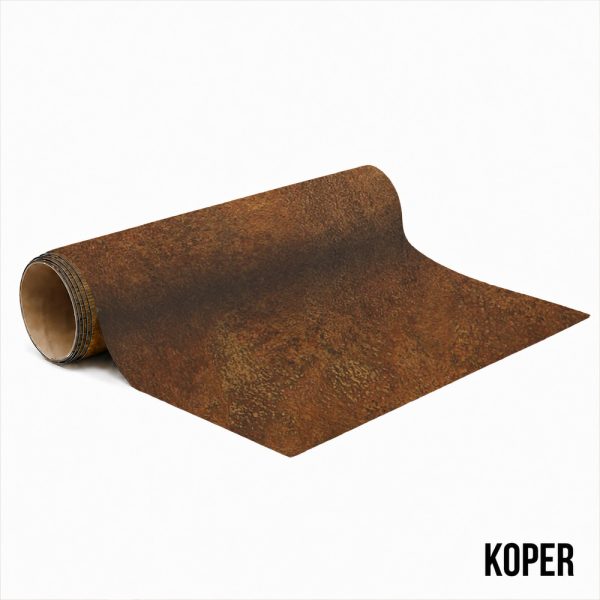 Magnetsch designbehang - luxe koper