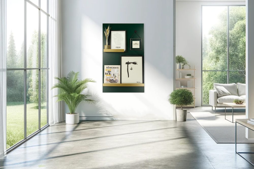 magneetbord beschrijfbaar mosgroen