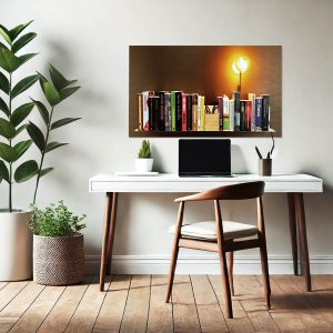 design magneetbord - metallic brons
