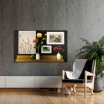 Mock up design magneetbord ultra mat zwart