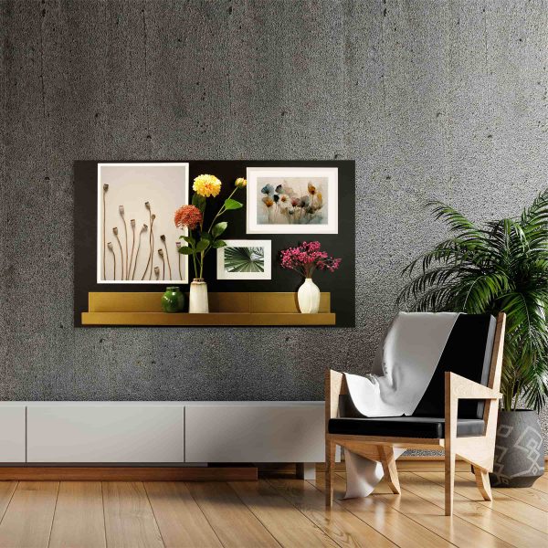 Mock up design magneetbord ultra mat zwart