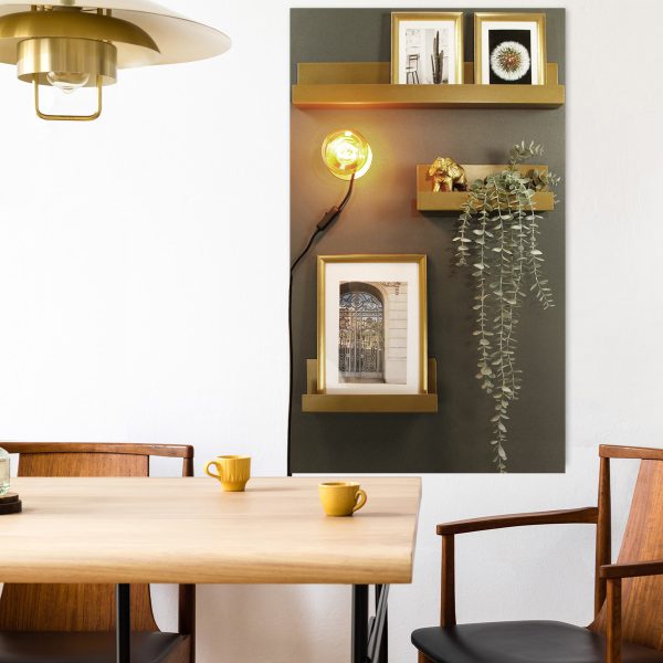 magnetisch krijtbord olijfgroen