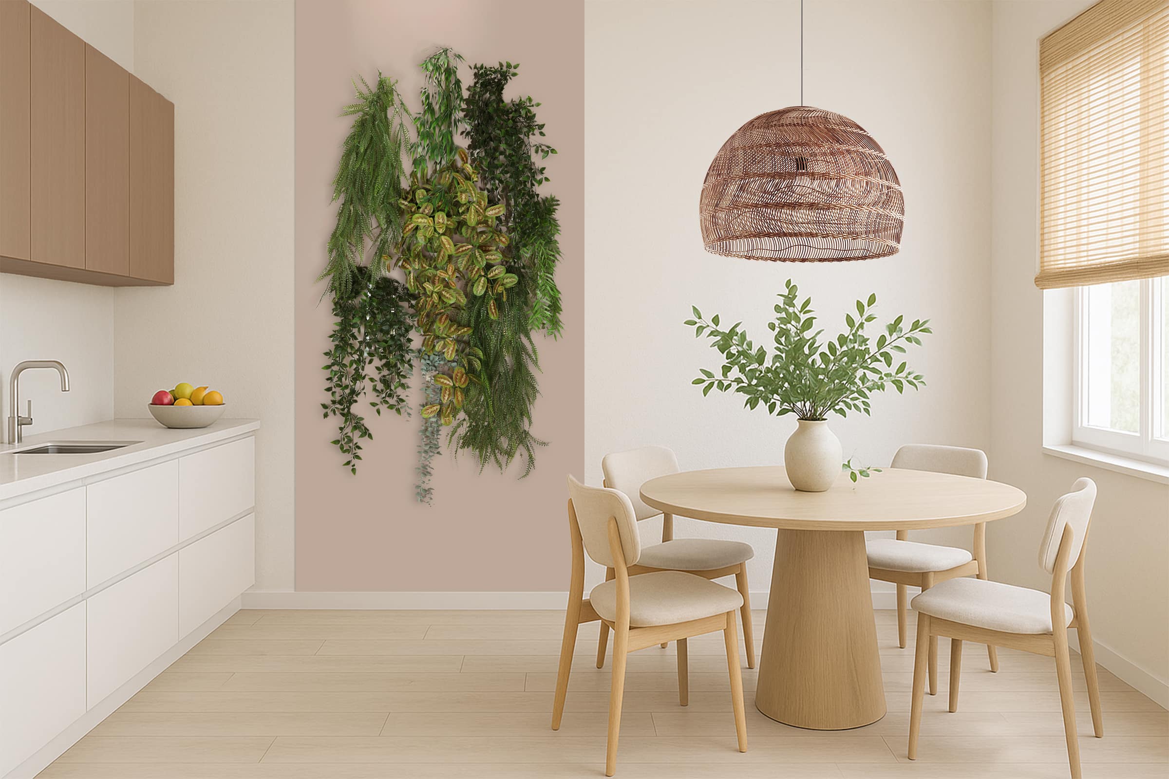 greenwall keuken luxe behang heartwood