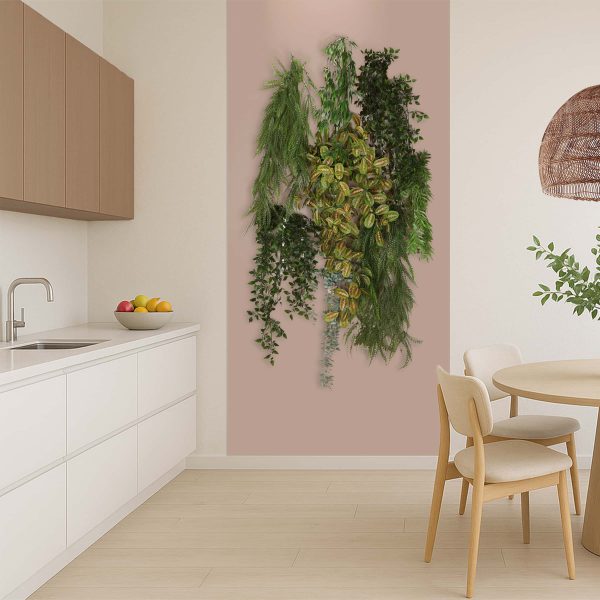 Magnetisch designbehang - luxe pastel roze