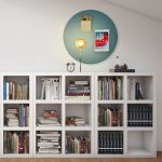 mockup magneetbord rond beschrijfbaar denim