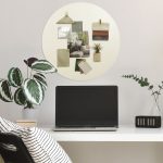 magneetborden rond beschrijfbaar offwhite