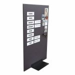 Paneelhouder 30 cm zwart