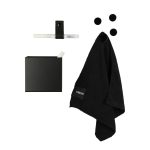 Set schrijven en schoonmaken black
