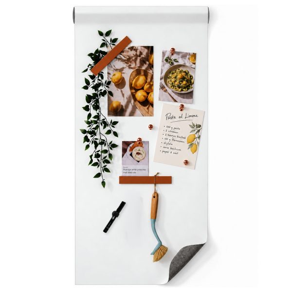 Starters kit - zelfklevend magneetbehang wit met accessoires Starters kit - zelfklevend magneetbehang wit met accessoires