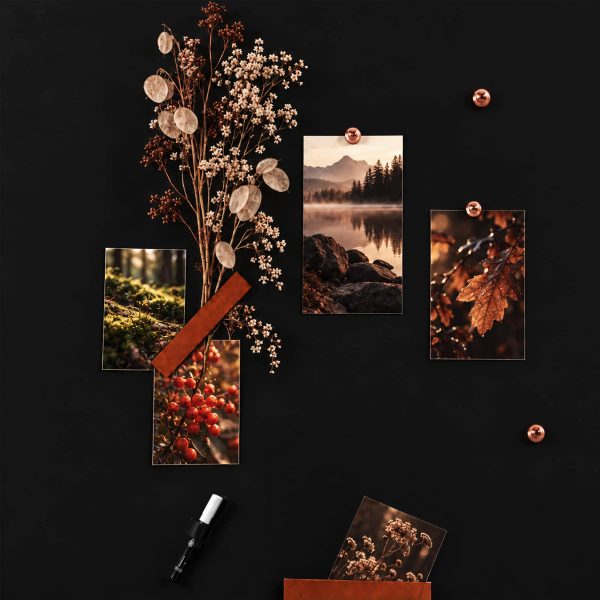 Starters kit - zelfklevend magneetbehang zwart met accessoires