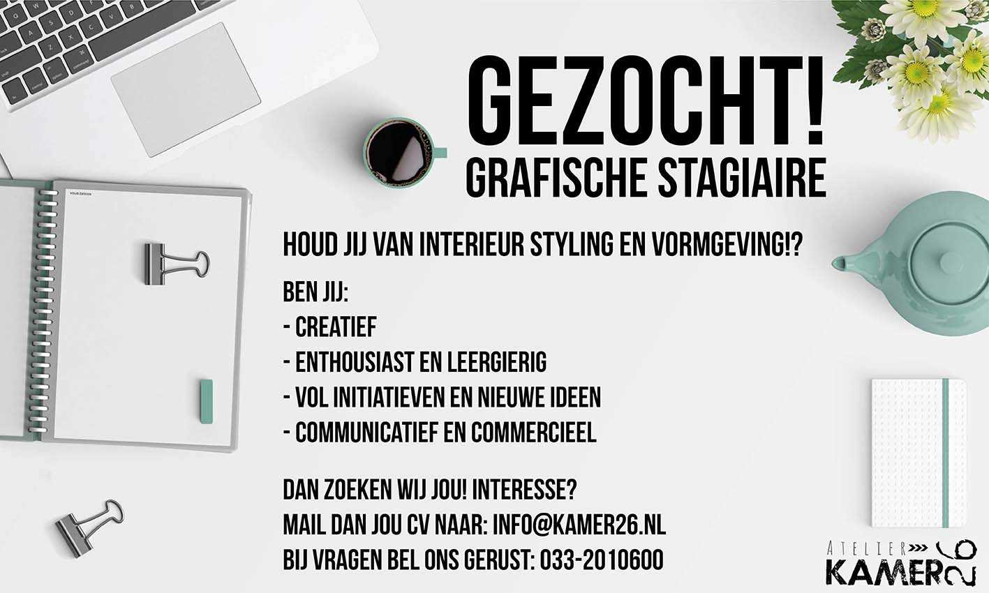 Grafische stagiaire