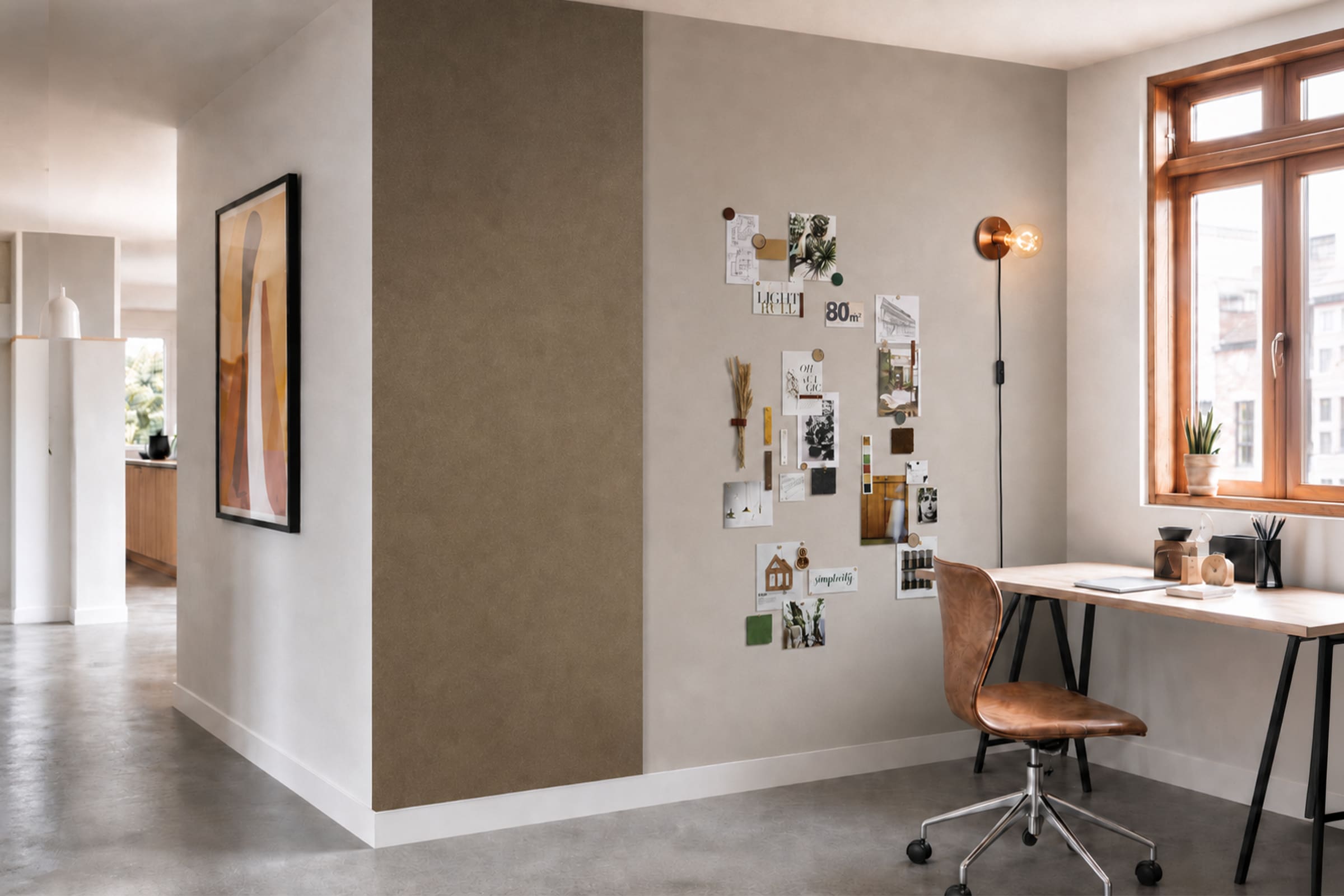Focus Wall akoestische viltpanelen in combinatie met magneetwand
