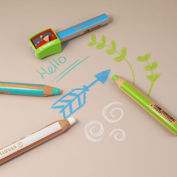 Waskrijt Aqua met puntenslijper