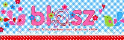 Krijtbordstickers in de winkel blosz