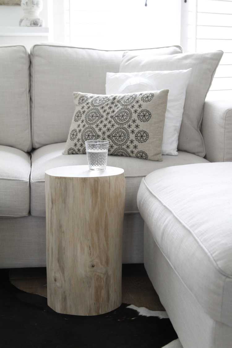 boomstam bijzetafel