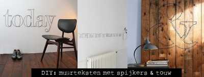 draad en spijkers muurteksten