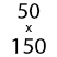 50 x 150 cm