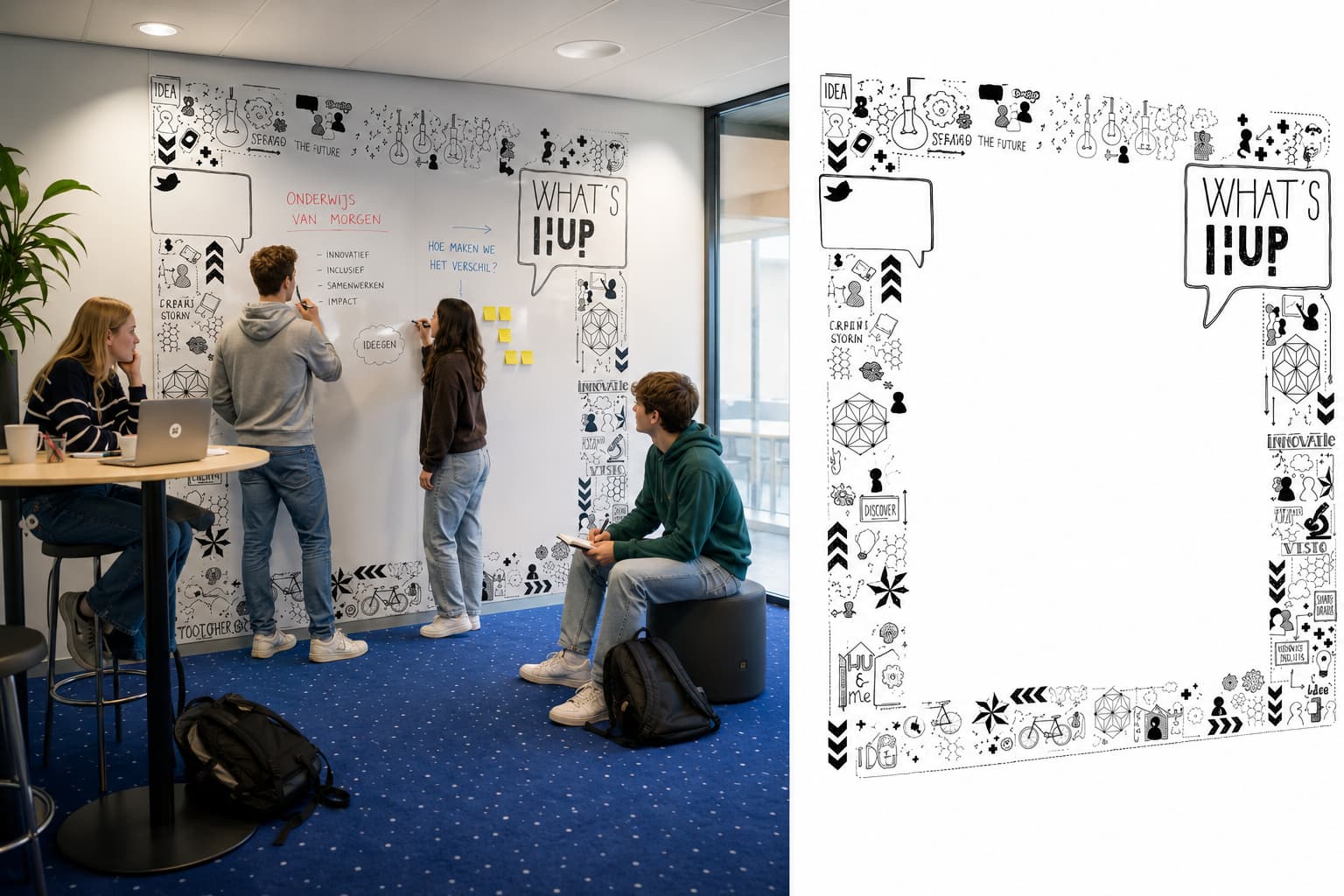 hogeschool utrecht creative wall