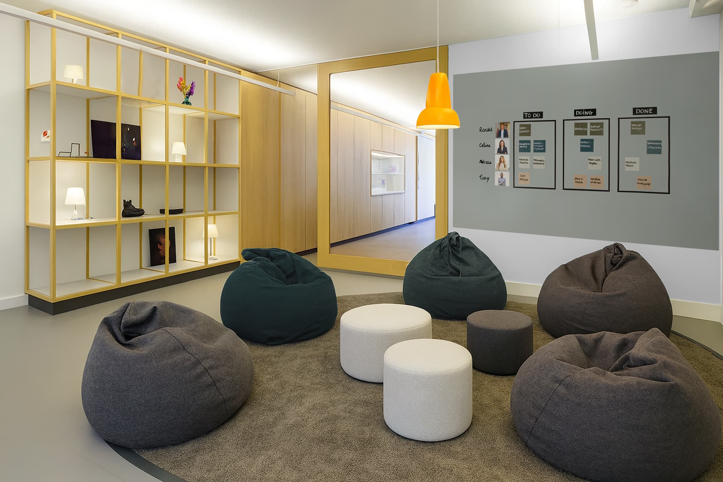 Voorbeeld beschrijfbare magneetlabels