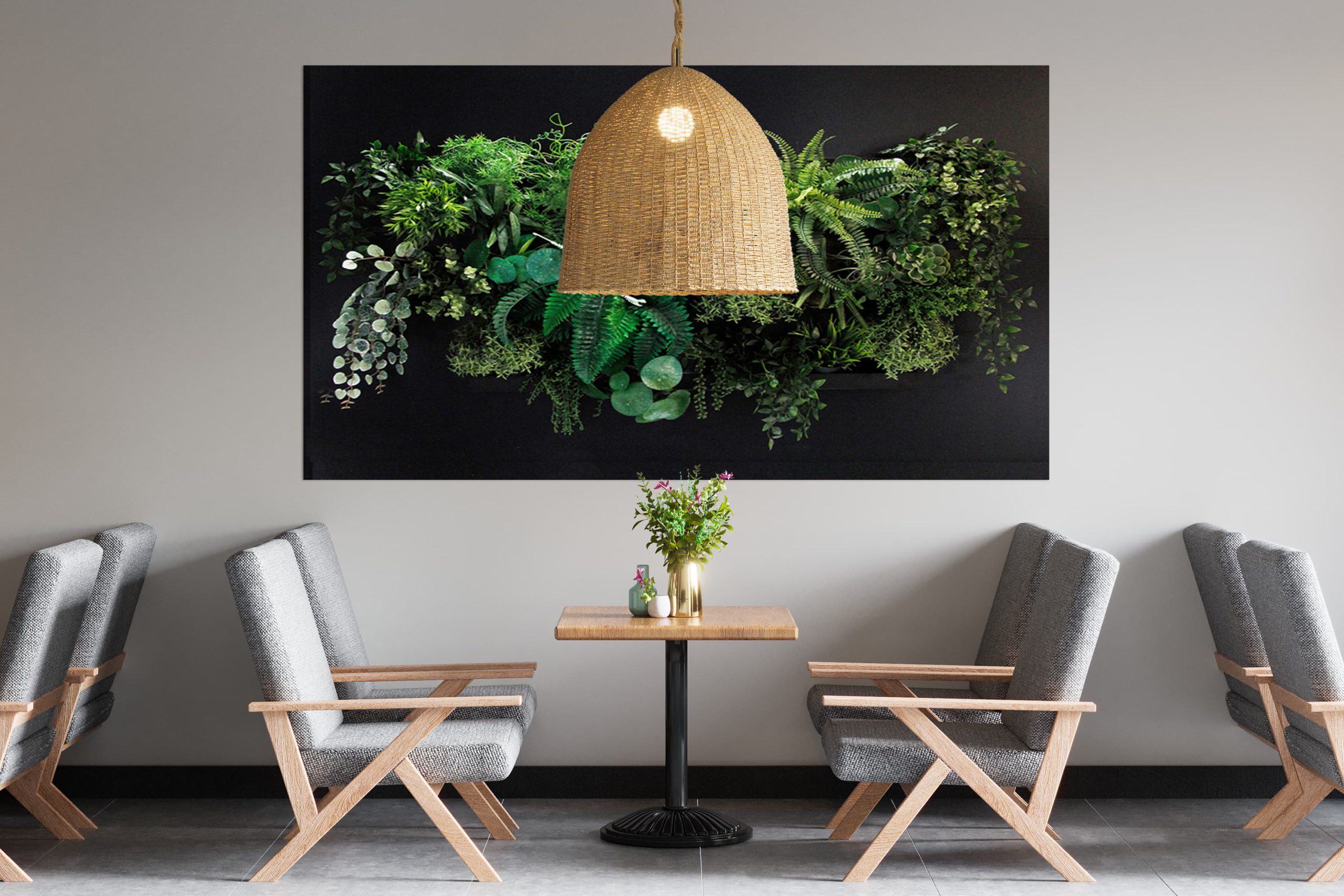 magneetbord panelen zwart greenwall kantoor