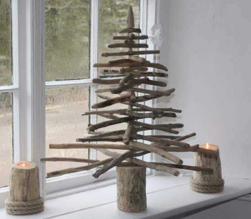 kerstboom boomstammen