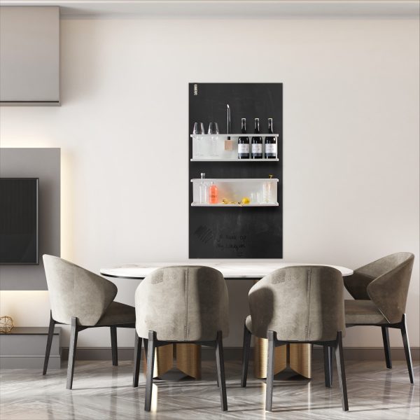 keuken magneetbord oudzwart wijnrek