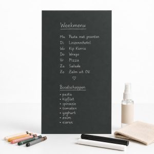 krijtbord zwart binnen