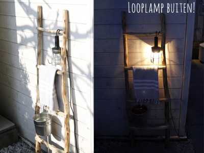 looplamp buiten