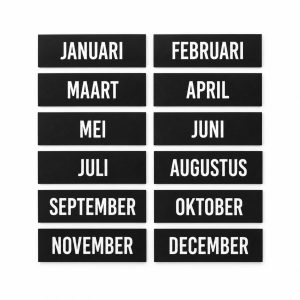 maand-planning-zwart