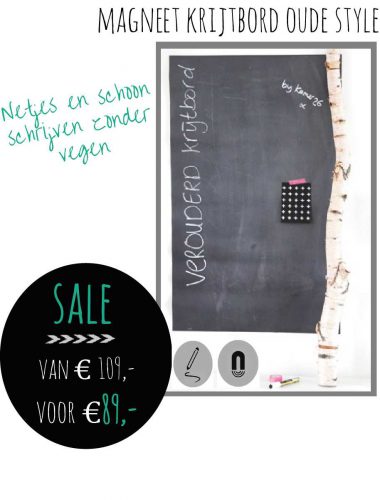 magneet krijtbord oude style