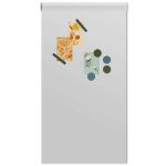 Magneetbehang mat - krijtbord lichtgrijs rol