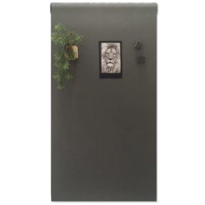 Magneetbehang mat - krijtbord olijfgroen rol